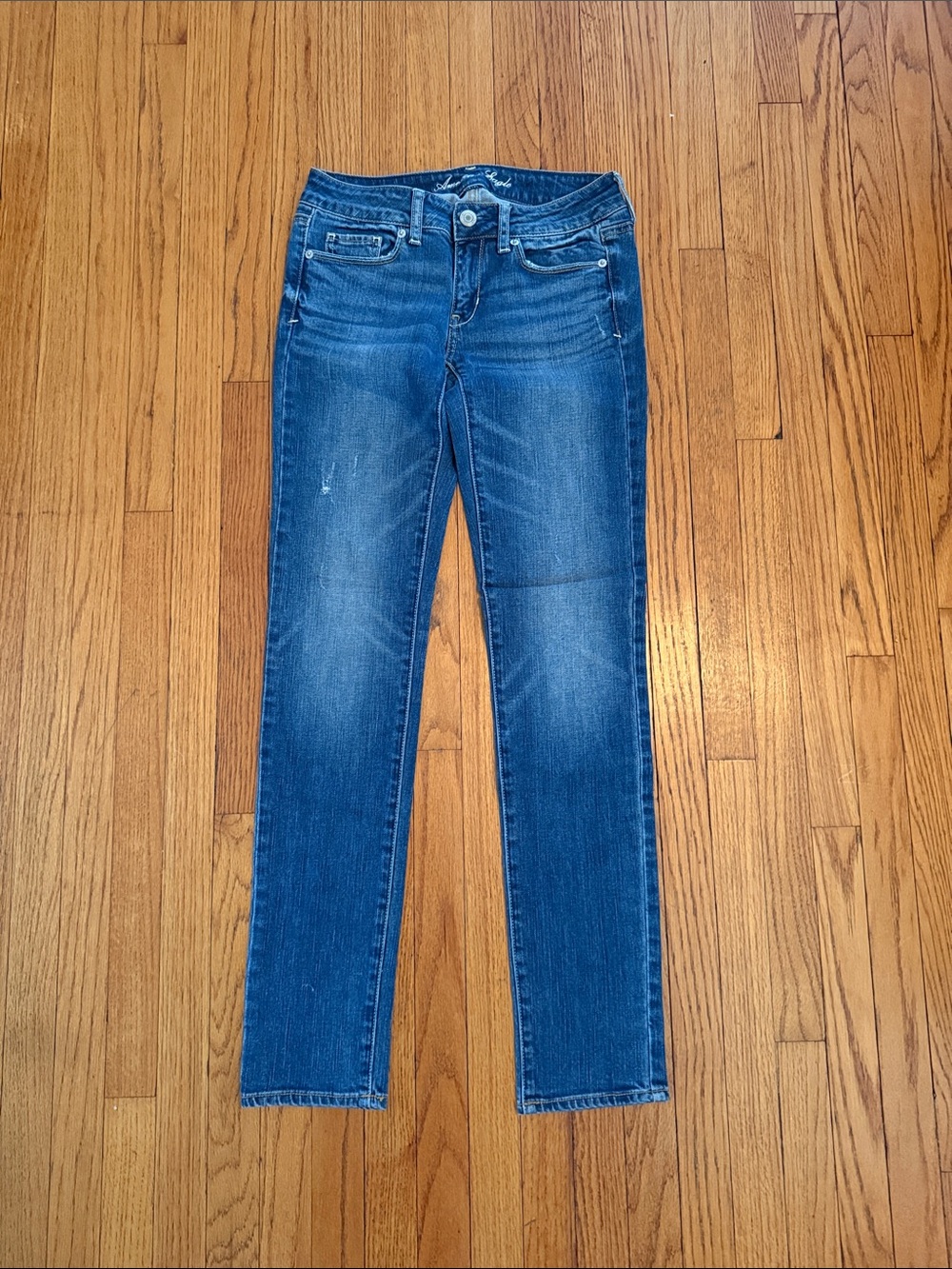 American Eagle Outfitters Skinny Jeans in Blue Wash